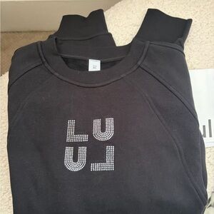 lululemon athletica Black Sweatshirt